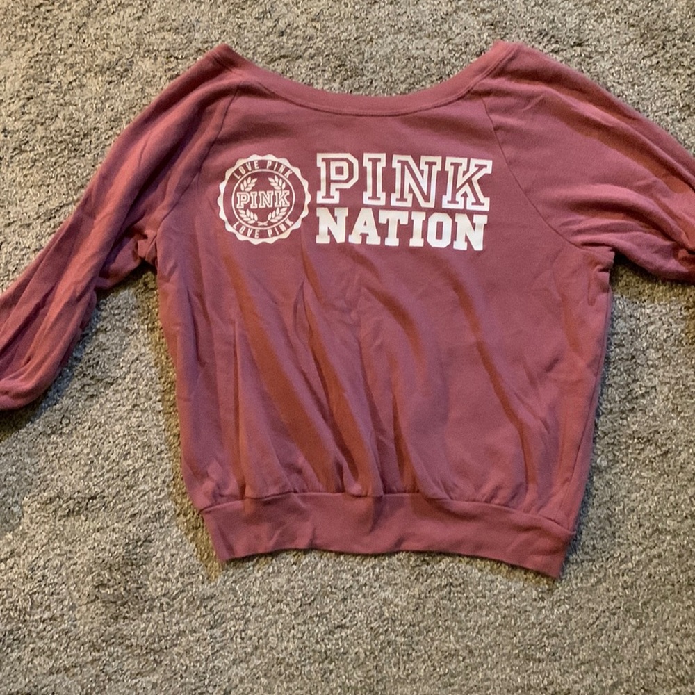 Pink long sleeve size small. Brand- Pink
